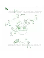 Gear Change Mechanism pour Kawasaki KX500 1999