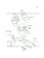 LabelsKX500 E10 pour Kawasaki KX500 1999