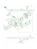 Rear Hub pour Kawasaki KX500 1999