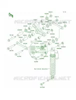Rear Suspension pour Kawasaki KX500 1999