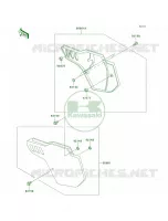 Side Covers pour Kawasaki KX500 1999
