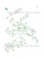 Swingarm pour Kawasaki KX500 1999