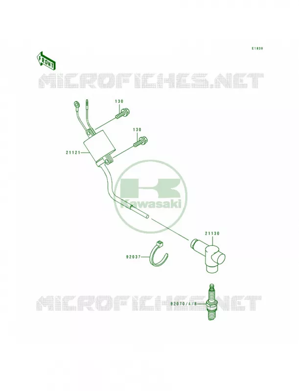 Ignition System Kawasaki MOTOS 250 1997 KX250  KX250-K4
