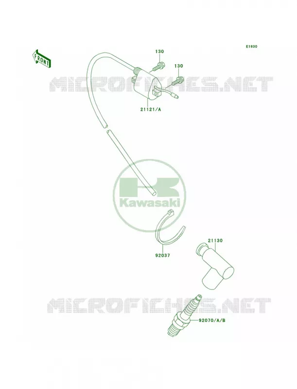 Ignition System Kawasaki MOTOS 60 1996 KX60  KX60-B12