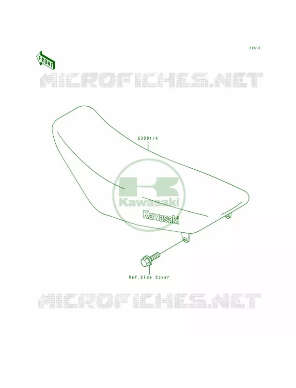 Seat Kawasaki MOTOS 100 1995 KX100  KX100-B5