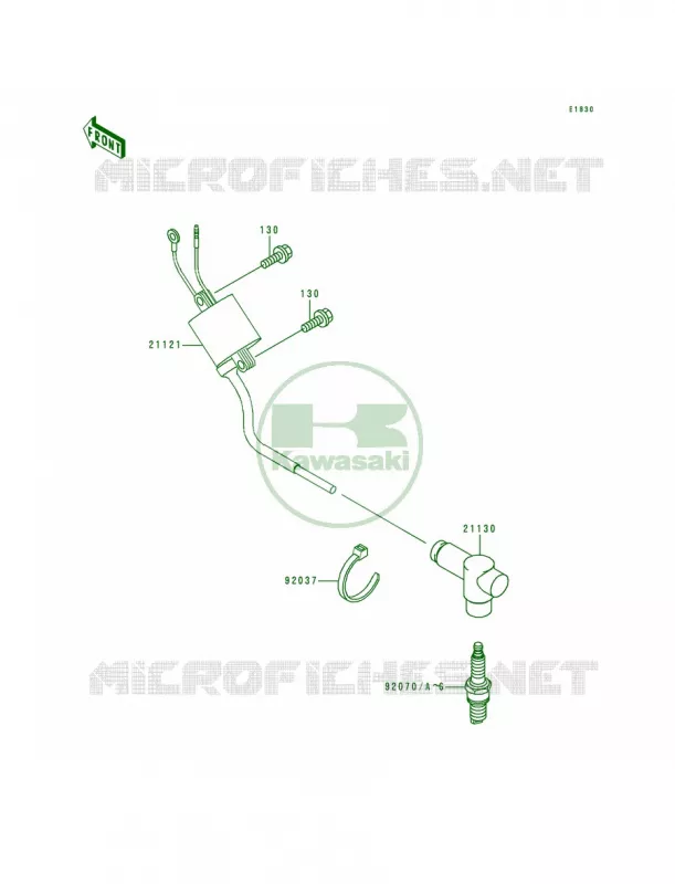 Ignition System Kawasaki MOTOS 250 1995 KX250  KX250-K2