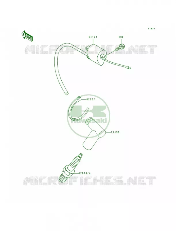 Ignition System Kawasaki MOTOS 80 1994 KX80  KX80-R4