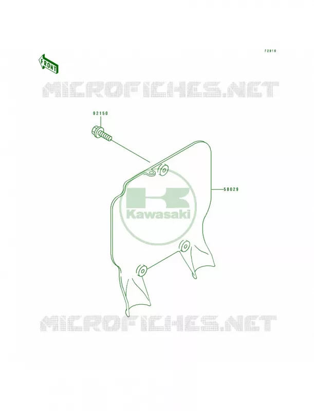 Accessory Kawasaki MOTOS 250 1993 KX250  KX250-J2