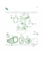 Air Cleaner pour Kawasaki KX500 1993
