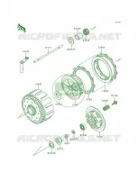 Clutch pour Kawasaki KX500 1993