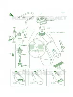 Fuel Tank pour Kawasaki KX500 1993