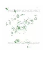 Gear Change Mechanism pour Kawasaki KX500 1993
