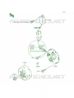 Generator pour Kawasaki KX500 1993