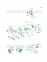 LabelsKX500 E5 pour Kawasaki KX500 1993
