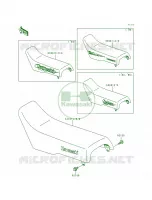 Seat pour Kawasaki KX500 1993