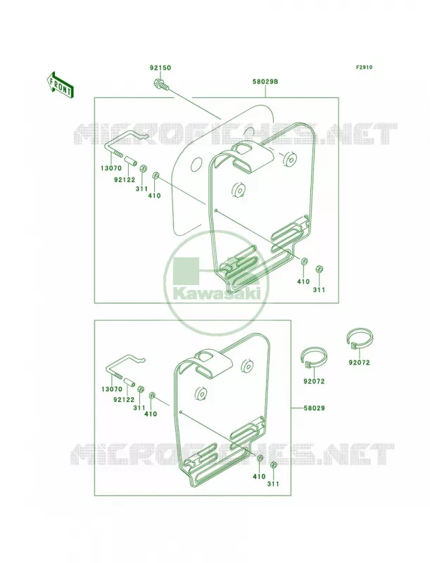 Accessory Kawasaki MOTOS 60 1993 KX60  KX60-B9