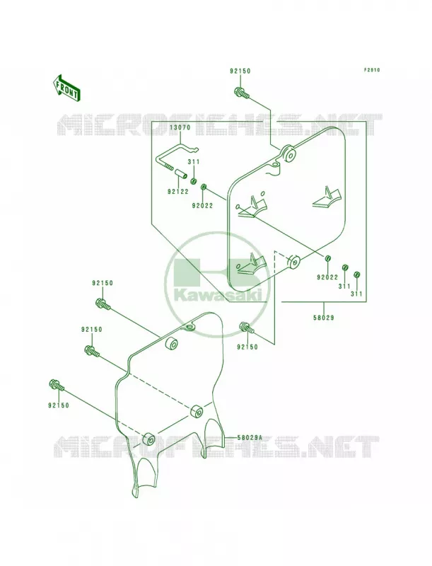 Accessory Kawasaki MOTOS 80 1993 KX80  KX80-R3