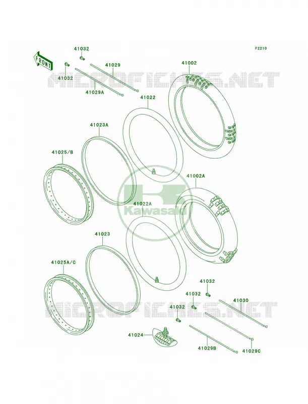 Tire Kawasaki MOTOS 60 1992 KX60  KX60-B8