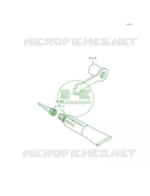 Tool Kawasaki MOTOS 500 1991 KX500  KX500-E3