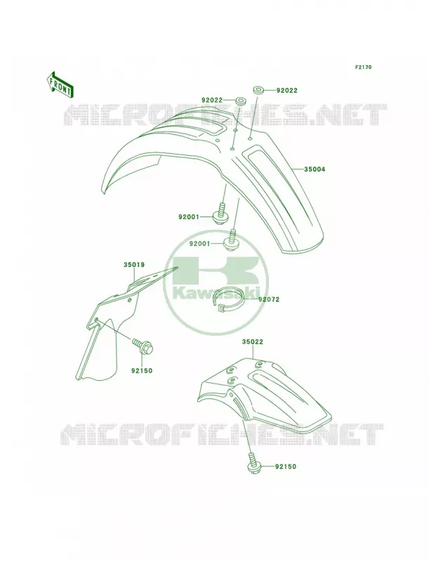 Fender Kawasaki MOTOS 60 1991 KX60  KX60-B7