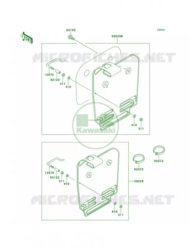 Accessory Kawasaki MOTOS 60 1990 KX60  KX60-B6