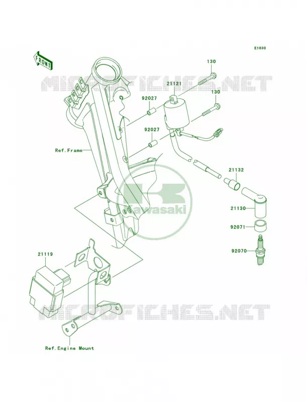 Ignition System Kawasaki MOTOS 140 2008 KLX140  KLX140A8F