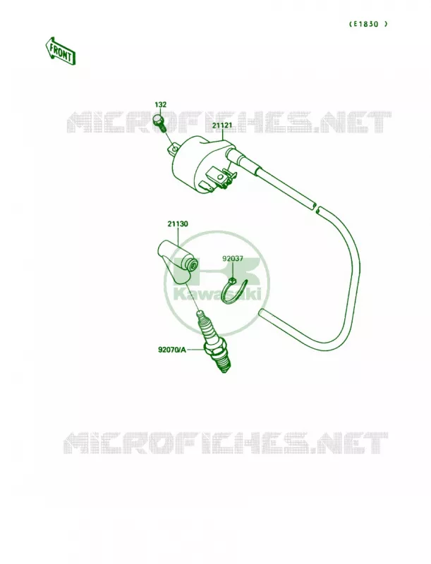 Ignition System Kawasaki MOTOS 250 1989 KX250  KX250-G1