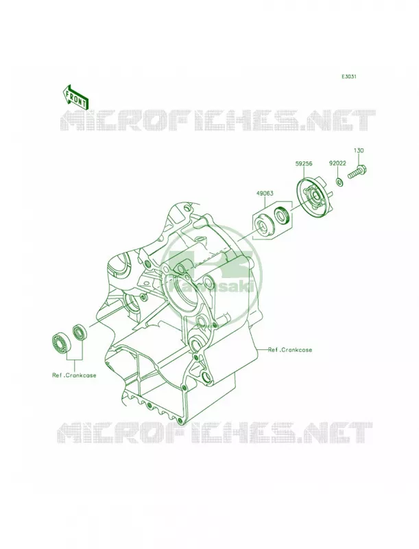 Water Pump Kawasaki MOTOS 900 2014 Vulcan 900 Classic LT  VN900DEF