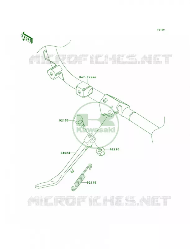 Stands Kawasaki MOTOS 1700 2014 Vulcan 1700 Voyager ABS  VN1700BEF