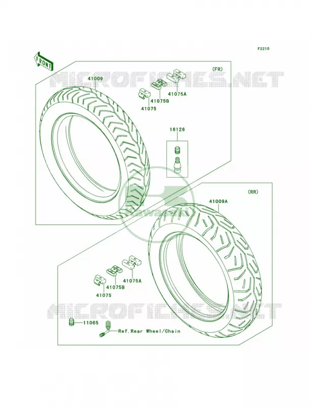 Tires Kawasaki MOTOS 1700 2013 Vulcan 1700 Voyager  VN1700ADF