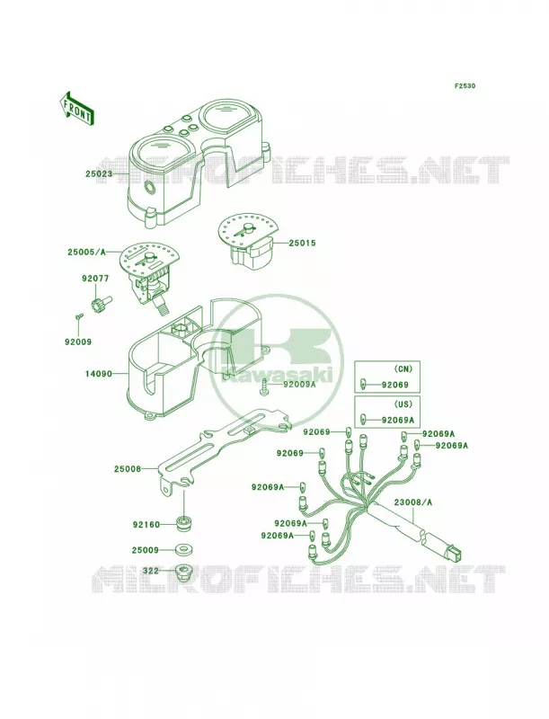 Meters Kawasaki MOTOS 250 2007 KLX250S  KLX250H7F