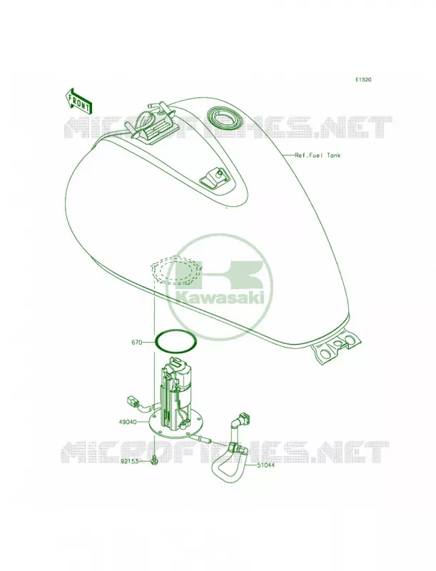 Fuel Pump Kawasaki MOTOS 900 2013 Vulcan 900 Classic LT  VN900DDF