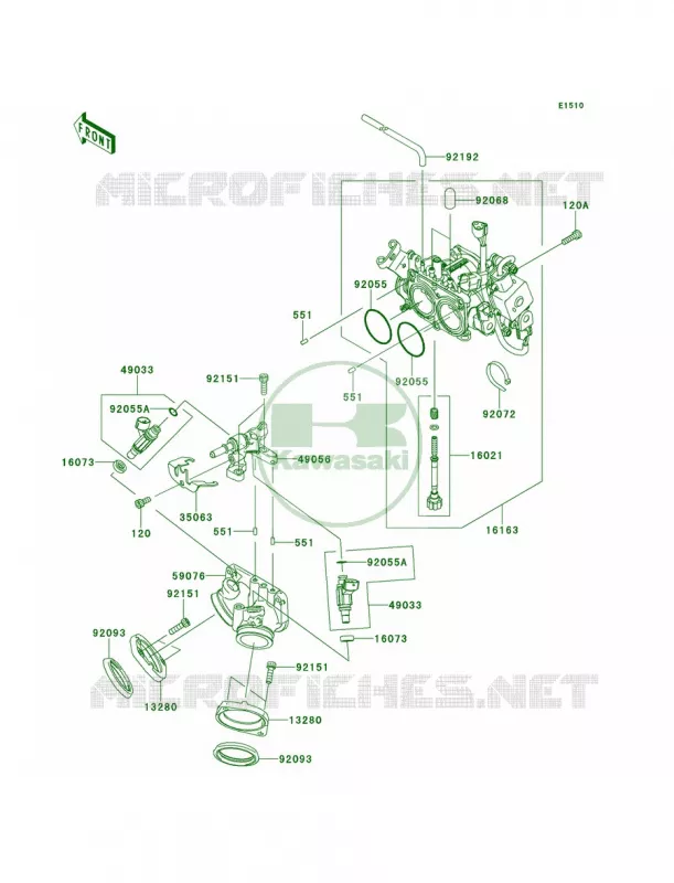 Throttle Kawasaki MOTOS 900 2013 Vulcan 900 Classic  VN900BDF