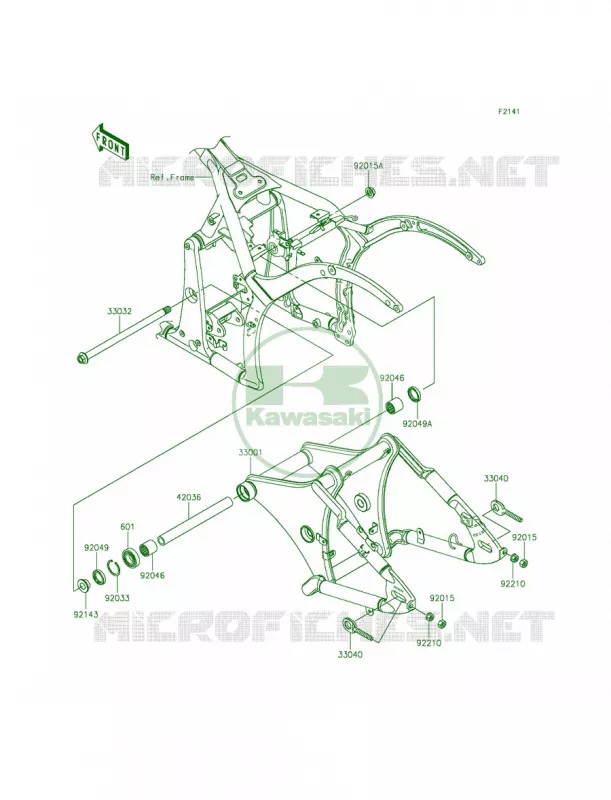Swingarm Kawasaki MOTOS 900 2012 Vulcan 900 Classic LT  VN900DCF