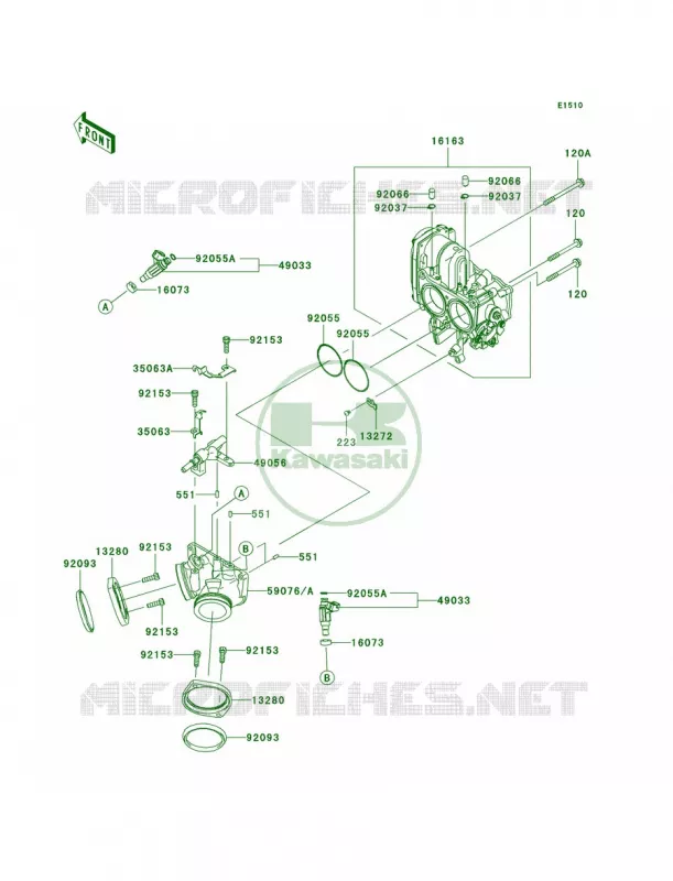 Throttle Kawasaki MOTOS 1700 2012 Vulcan 1700 Classic  VN1700ECF