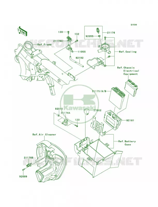 Fuel Injection Kawasaki MOTOS 1700 2011 Vulcan 1700 Voyager  VN1700ABF