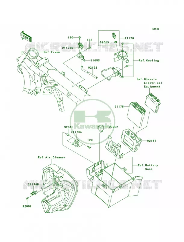 Fuel Injection Kawasaki MOTOS 1700 2011 Vulcan 1700 Vaquero  VN1700JBF