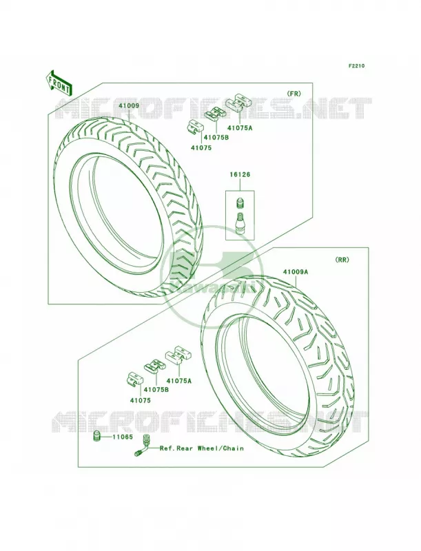 Tires Kawasaki MOTOS 1700 2010 Vulcan 1700 Voyager ABS  VN1700BAF