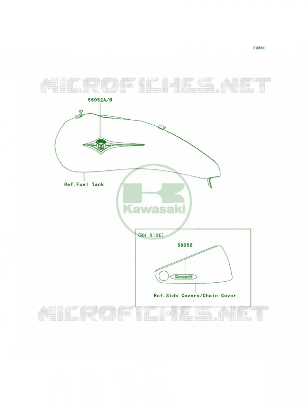 DecalsSilverBlackH8F Kawasaki MOTOS 2000 2009 Vulcan 2000 Classic  VN2000H9F