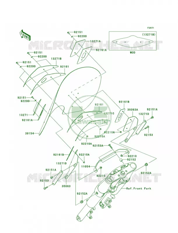Cowling Kawasaki MOTOS 2000 2009 Vulcan 2000 Classic LT  VN2000J9F