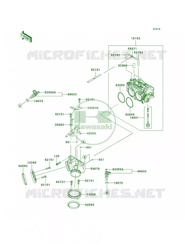 Throttle Kawasaki MOTOS 2000 2009 Vulcan 2000 Classic LT  VN2000J9F