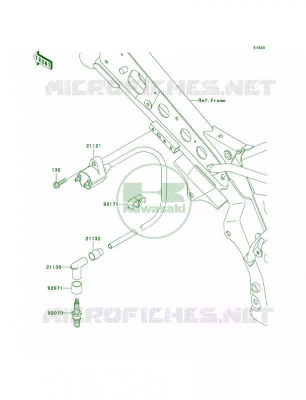 Ignition System Kawasaki MOTOS 110 2006 KLX110  KLX110A6F