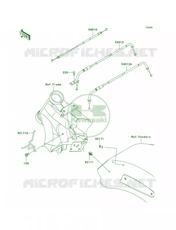 Cables Kawasaki MOTOS 1700 2009 Vulcan 1700 Nomad  VN1700C9F