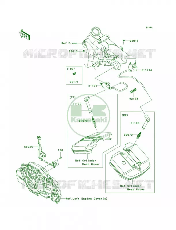 Ignition System Kawasaki MOTOS 1700 2009 Vulcan 1700 Classic  VN1700E9F