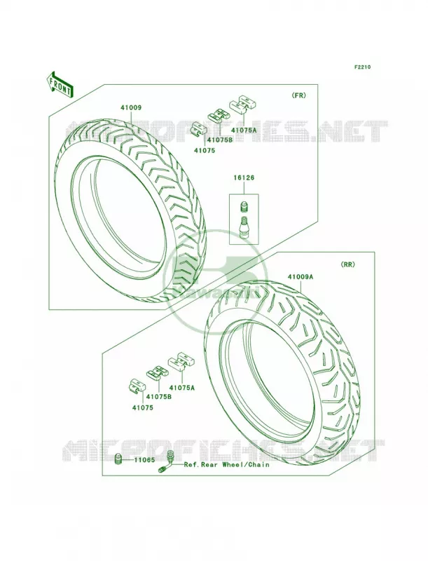 Tires Kawasaki MOTOS 1700 2009 Vulcan 1700 Classic  VN1700E9F