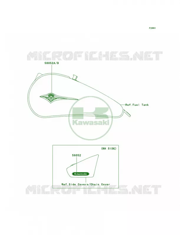 DecalsC7FC8F Kawasaki MOTOS 900 2009 Vulcan 900 Custom   VN900C9FA