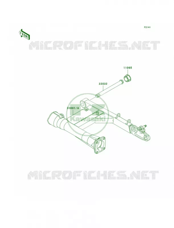 Swingarm Kawasaki MOTOS 1600 2008 Vulcan 1600 Nomad  VN1600D8F