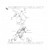 GARDE BOUE AVANT pour Kawasaki Z250SL ABS 2015