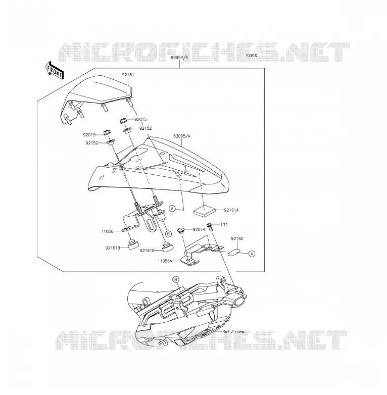 ACCESSOIRE (COUVRE SELLE) Kawasaki MOTOS 250 2015 Z250SL ABS  BR250FFS
