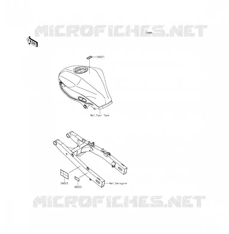 LABEL Kawasaki MOTOS 250 2015 Z250SL ABS  BR250FFS